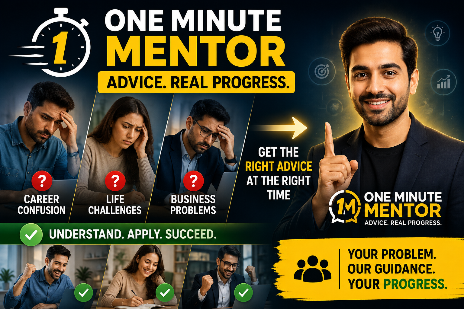 One Minute Mentor – Advice. Real Progress.